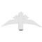 Ekena Millwork Davenport Architectural Grade PVC Gable Bracket, 36"W x 13 1/2"H x 4"D x 4"F, 9/12 Pitch GBP036X14X0404DAV00 - alternate 2